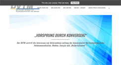Desktop Screenshot of dvtm.net